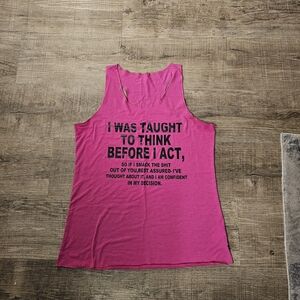 Pink Graphic Women's Tank Top